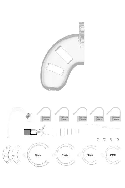 Cage de chasteté 9cm avec plug - ManCage 10 ManCage
