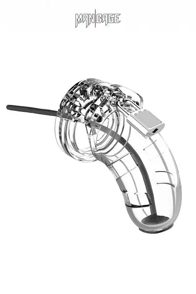 Cage de chasteté 6,5cm avec plug d'urètre - ManCage 15 ManCage