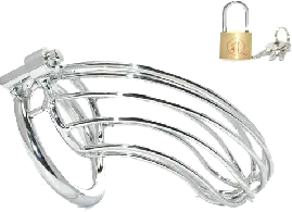 Cage de Chasteté en métal GRILLE 12 x 3.5cm | Anneau 40mm Generique