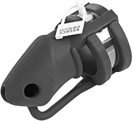 Cage de chasteté silicone Birdlocked 11 x 3.2cm Noire Cage de chasteté silicone Birdlocked 11 x 3.2cm Noire
