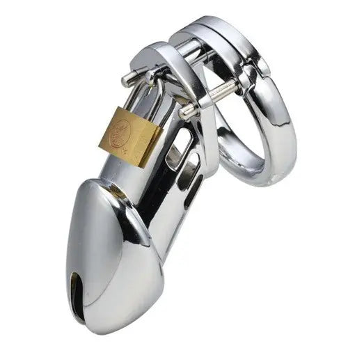 Cage de chasteté STEEL PADLOCK 12 x 3.5cm Generique