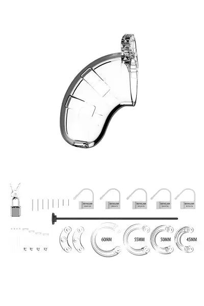 Cage de chasteté 6,5cm avec plug d'urètre - ManCage 15 ManCage